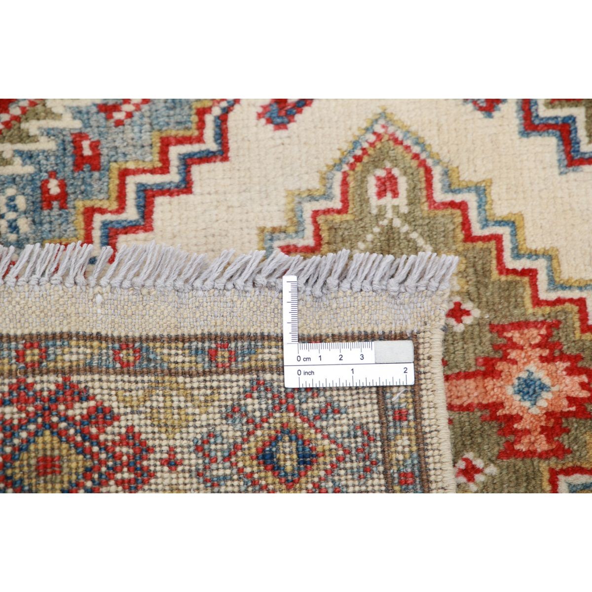 Revival 2x3 Handmade Double Knotted Washable Wool Rug - Colorful