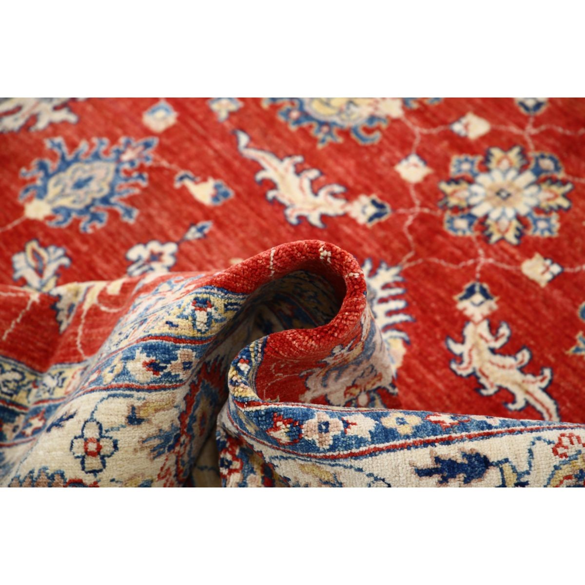 Ziegler 6x8 Handmade Double Knotted Washable Wool Rug - Colorful