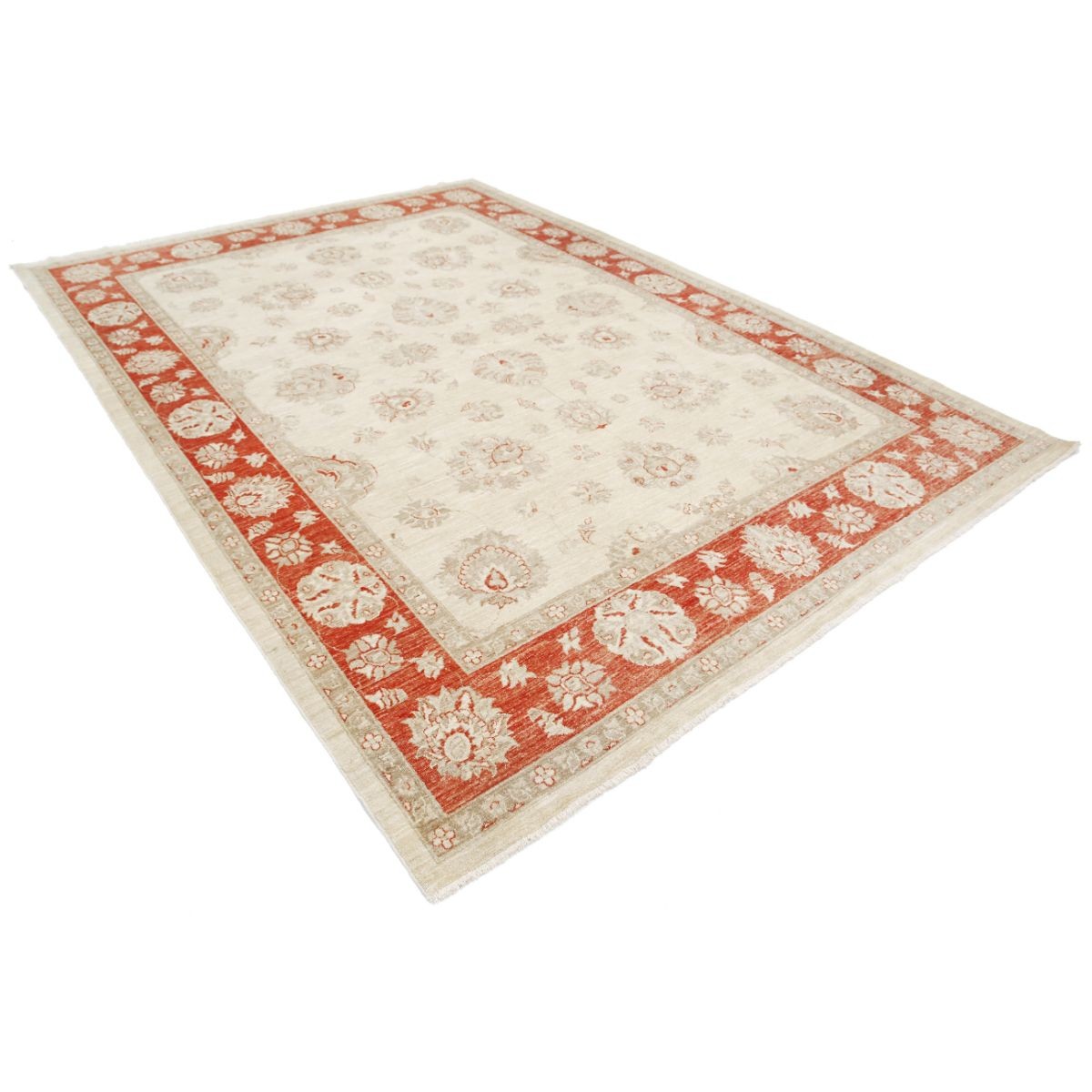 Ziegler 8x11 Handmade Double Knotted Washable Wool Rug - Colorful