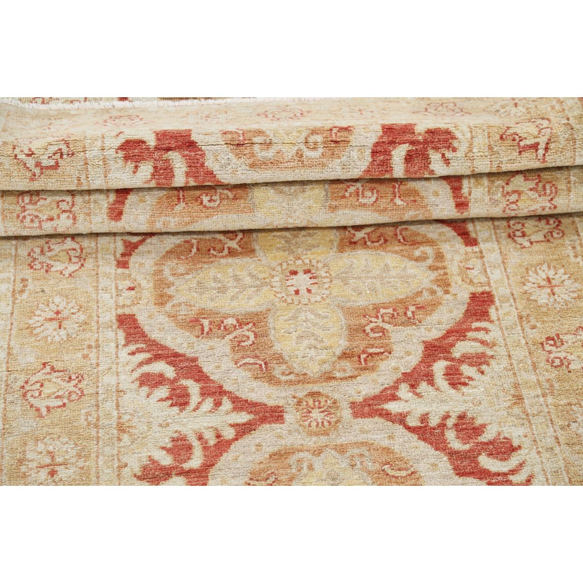 Ziegler 3x9 Handmade Double Knotted Washable Wool Runner - Colorful