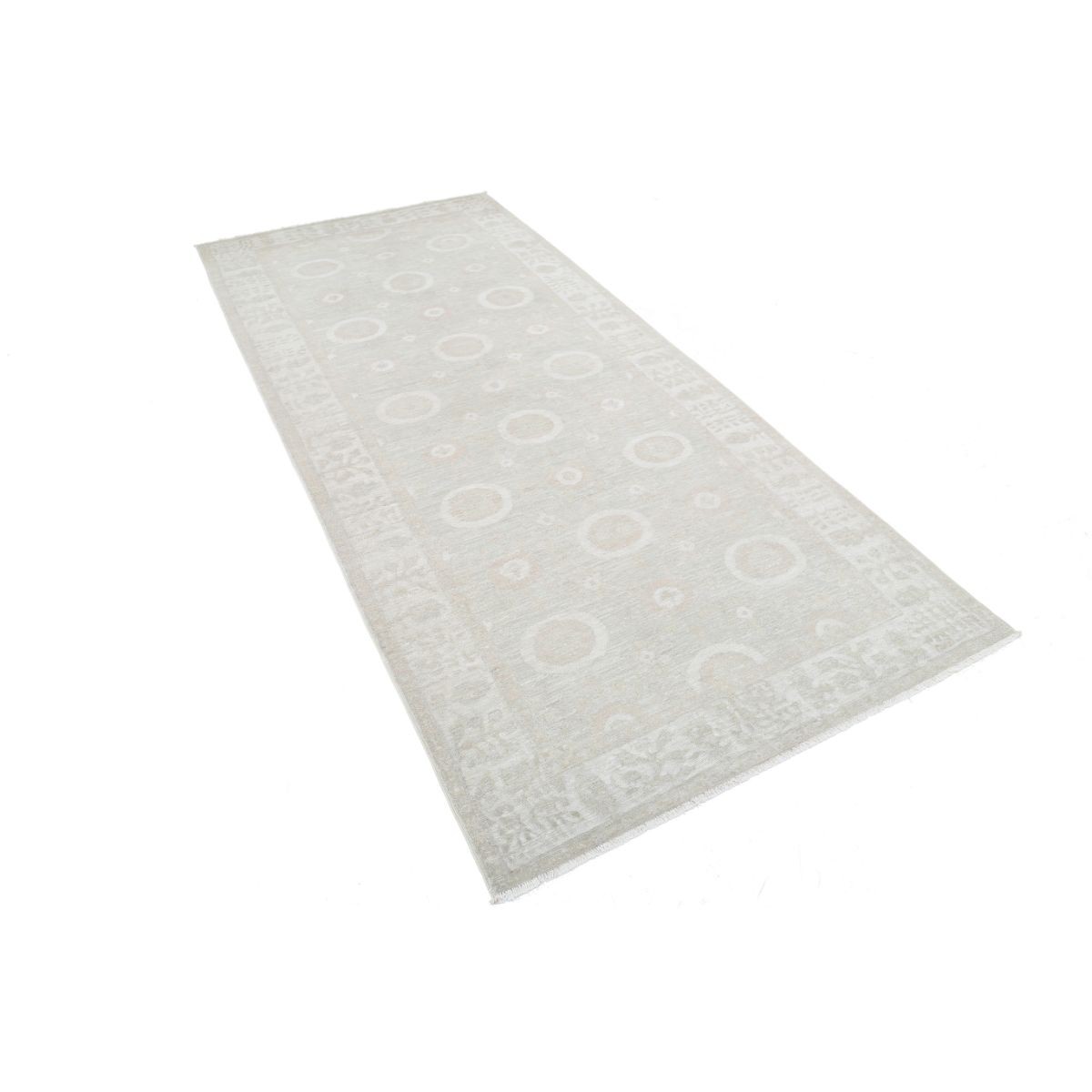 Serenity 4x10 Handmade Double Knotted Washable Wool Runner - Soft Hues