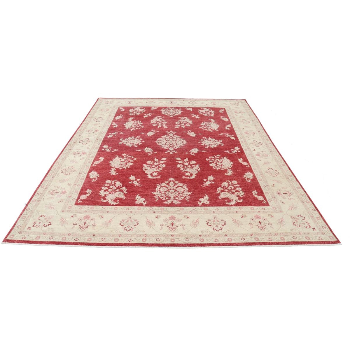 Ziegler 8x10 Handmade Double Knotted Washable Wool Rug - Colorful