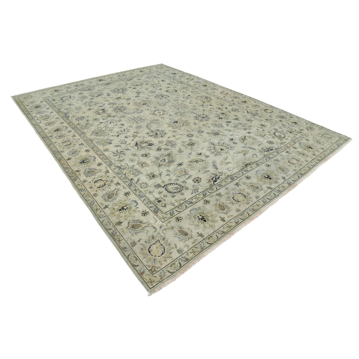 Ziegler 9x12 Handmade Double Knotted Washable Wool Rug - Colorful