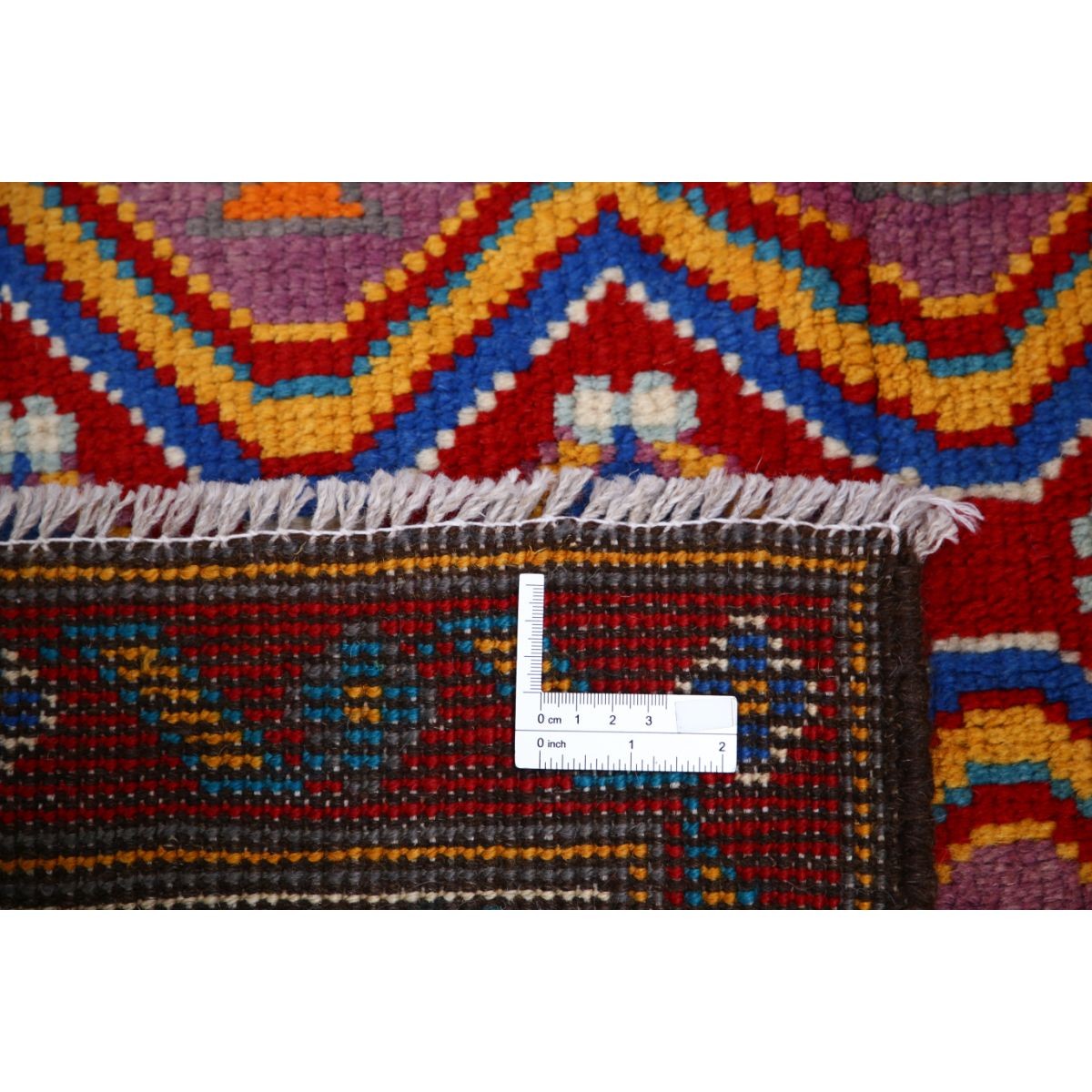 Revival 6x8 Handmade Double Knotted Washable Wool Rug - Colorful