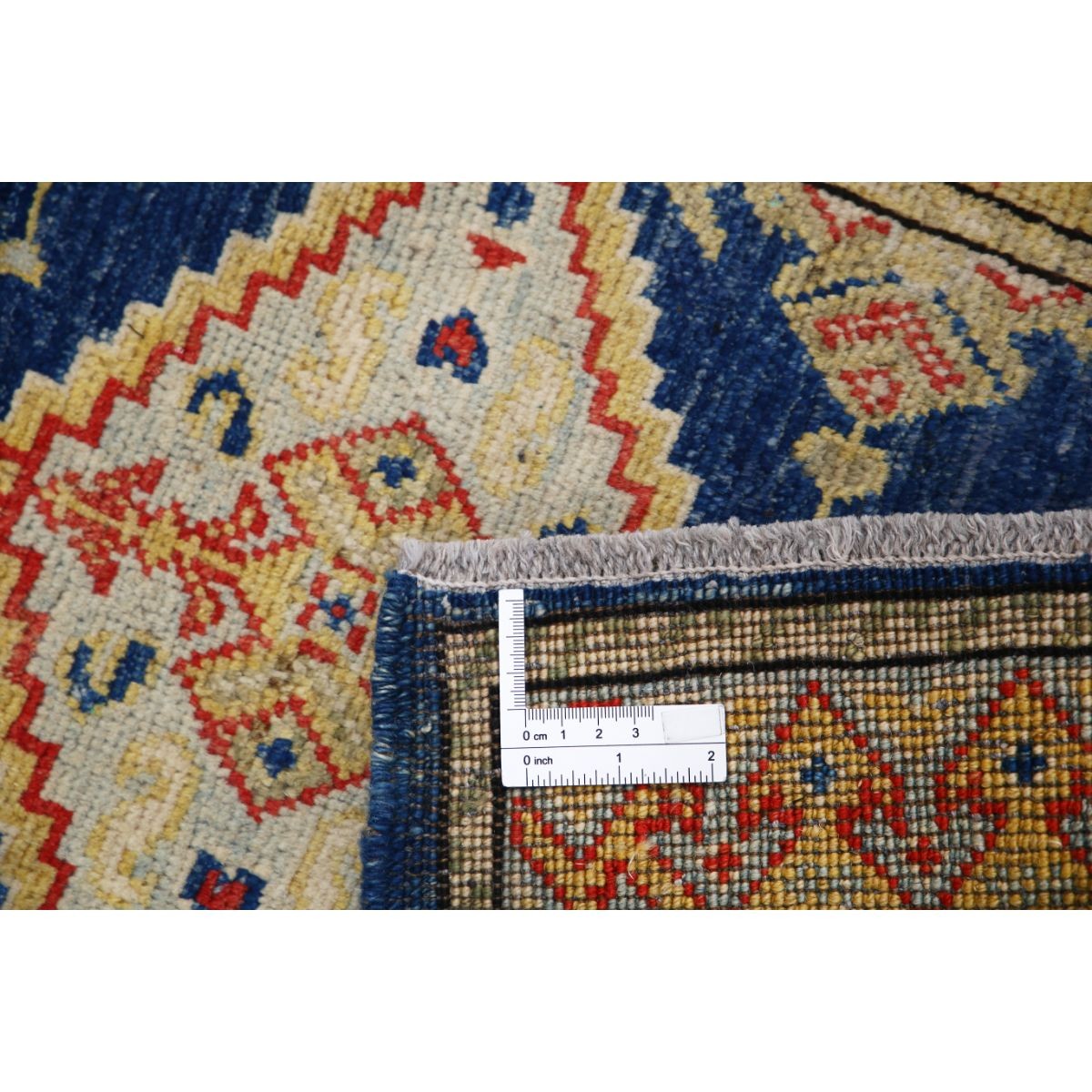 Revival 2x3 Handmade Double Knotted Washable Wool Rug - Colorful