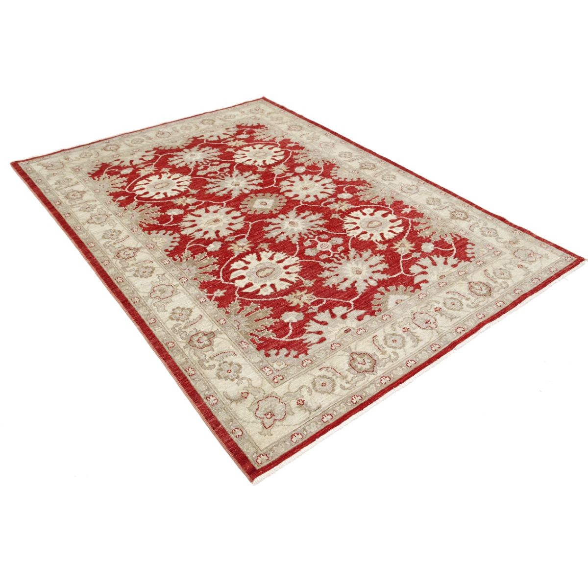 Ziegler 6x8 Handmade Double Knotted Washable Wool Rug - Colorful