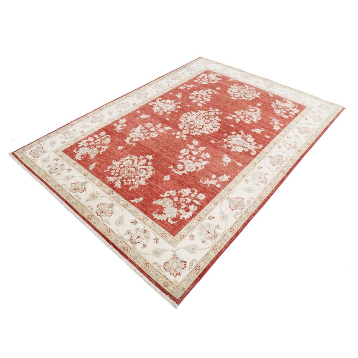 Ziegler 6x8 Handmade Double Knotted Washable Wool Rug - Colorful
