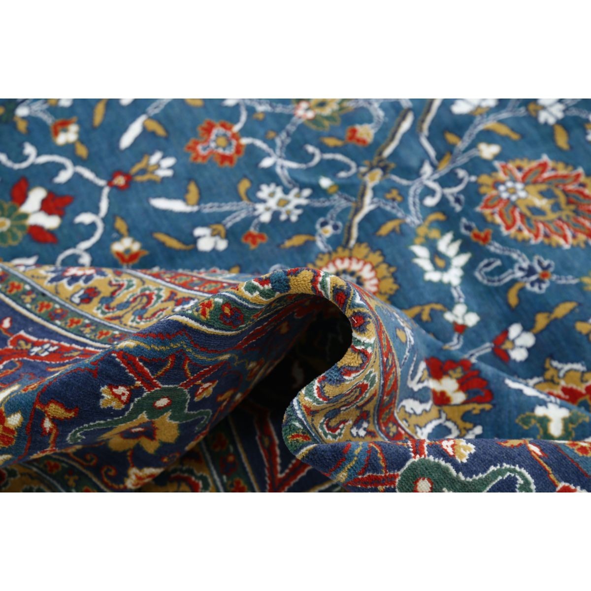 Gulshan-8'10" 9x12 Machine-Made Washable Wool Rug - Colorful