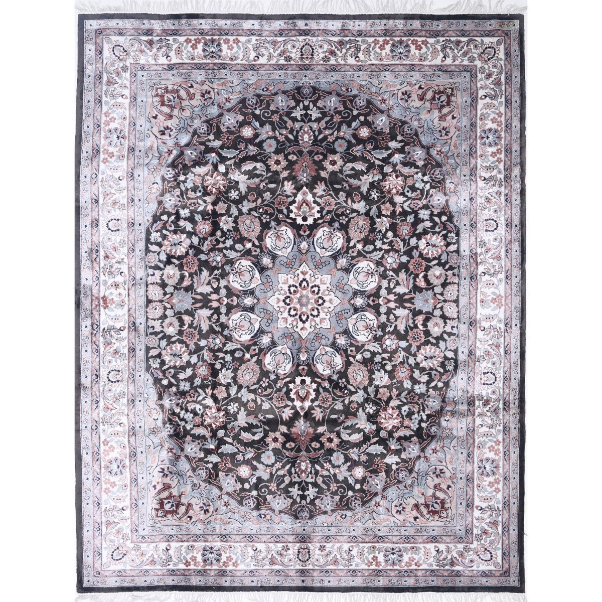 Legacy 9x12 Handmade Double Knotted Washable Art Silk Rug - Colorful