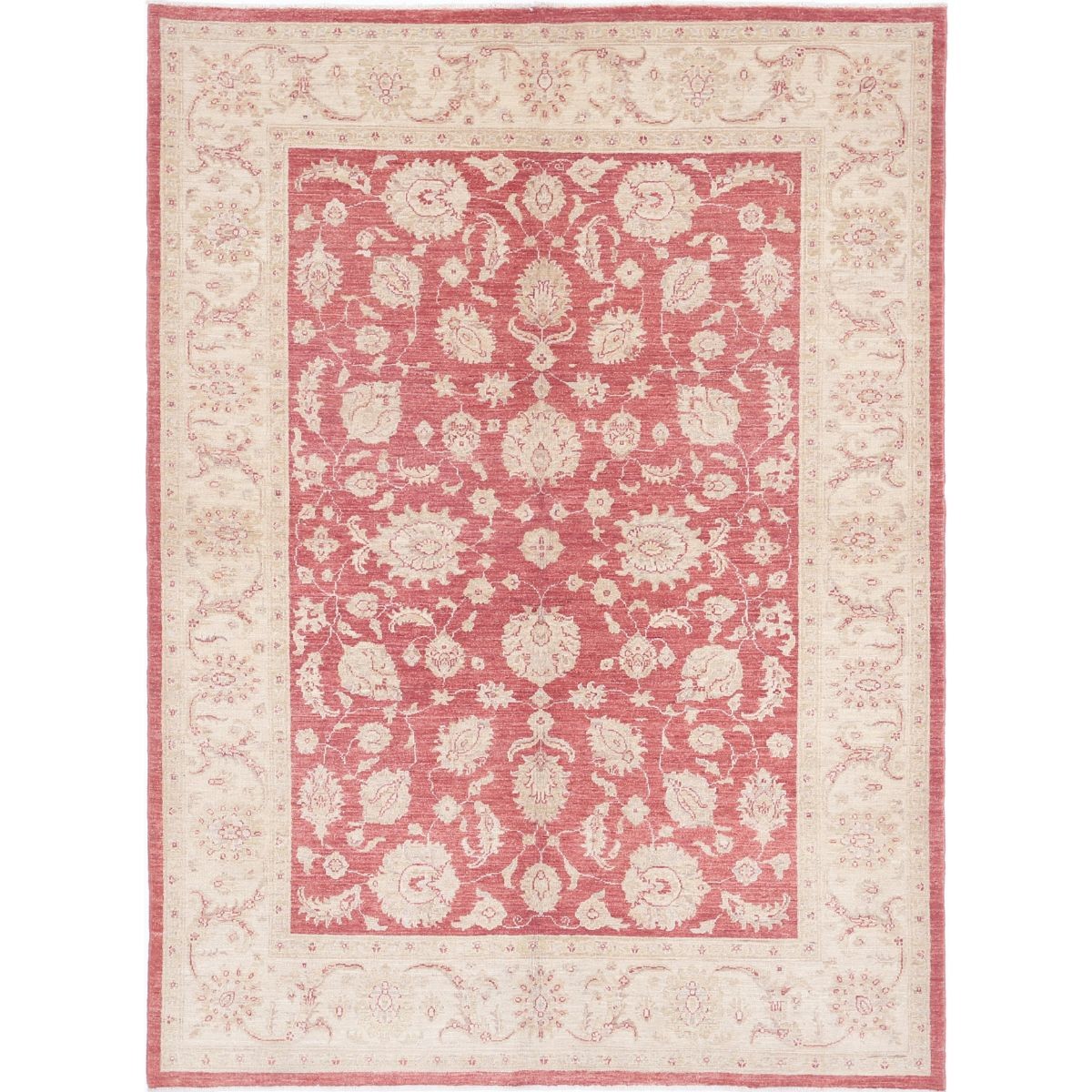 Ziegler 6x8 Handmade Double Knotted Washable Wool Rug - Colorful