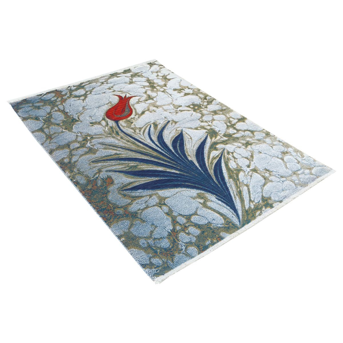Dhanak 4x6 Machine-Made Washable Wool Rug - Colorful