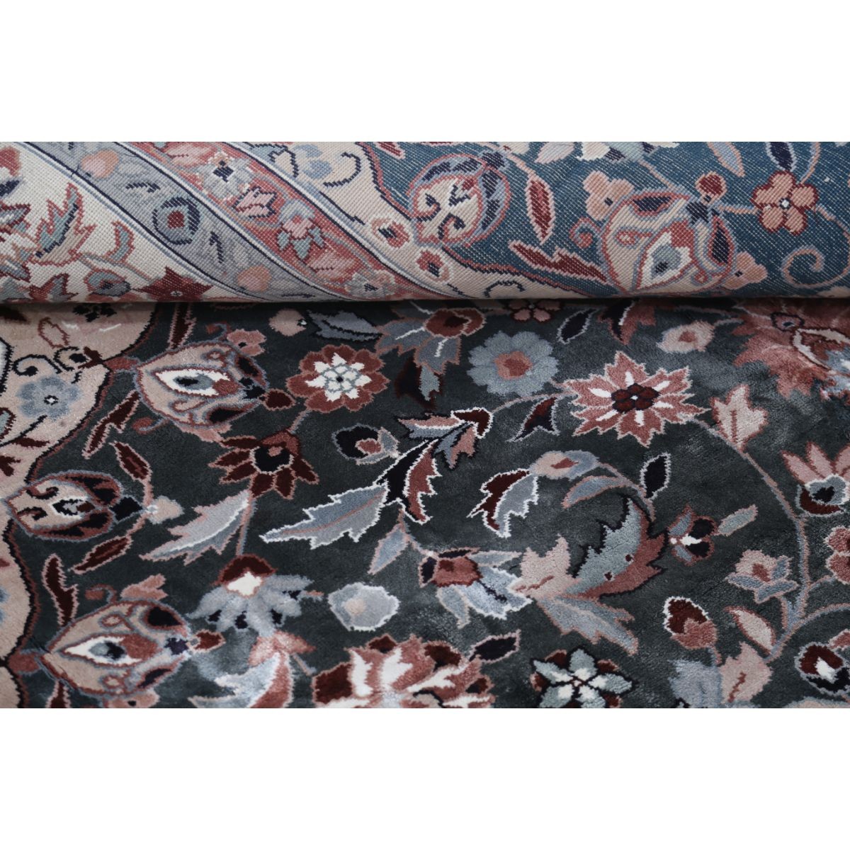 Legacy 9x12 Handmade Double Knotted Washable Art Silk Rug - Colorful