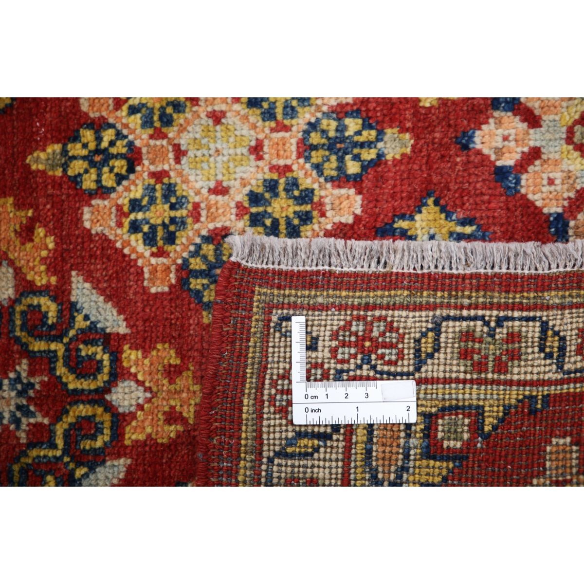 Revival 2x3 Handmade Double Knotted Washable Wool Rug - Colorful