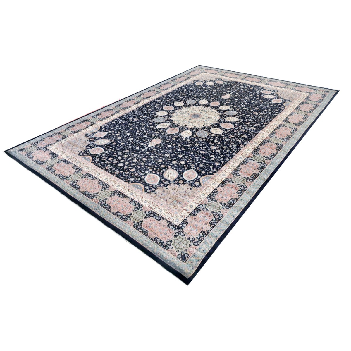 Heritage 22x32 Handmade Double Knotted Washable Wool Rug - Colorful