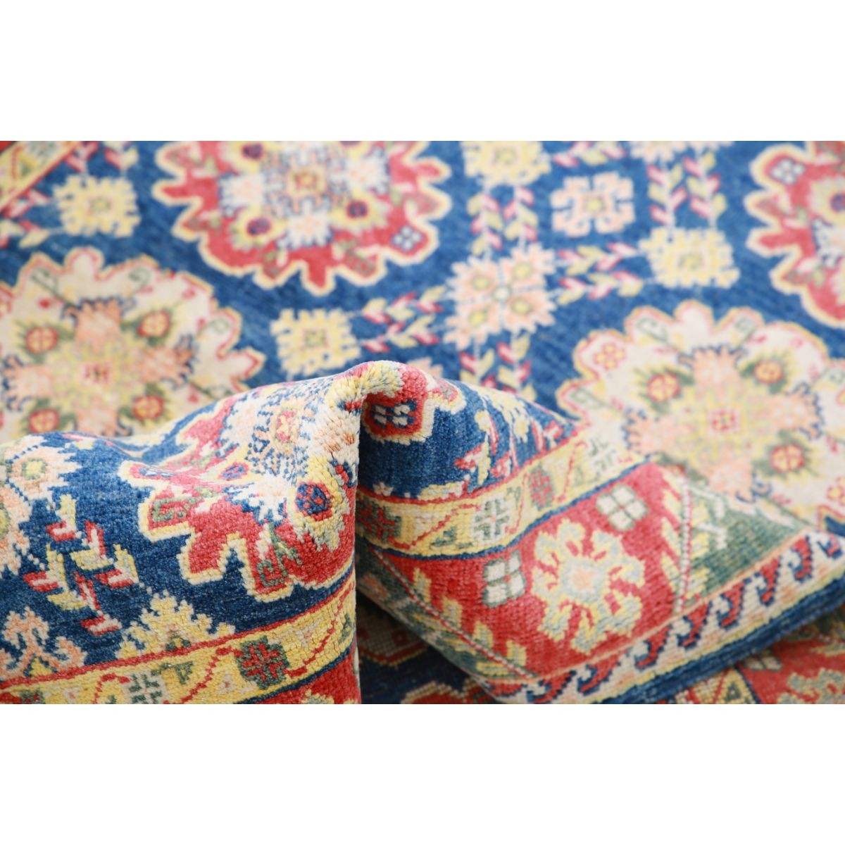 Revival 3x5 Handmade Double Knotted Washable Wool Rug - Colorful
