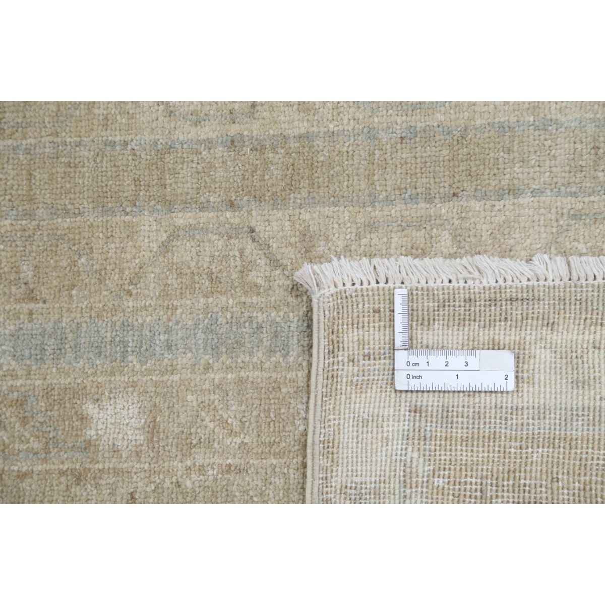 Shaal 5x7 Handmade Double Knotted Washable Wool Rug - Soft Hues