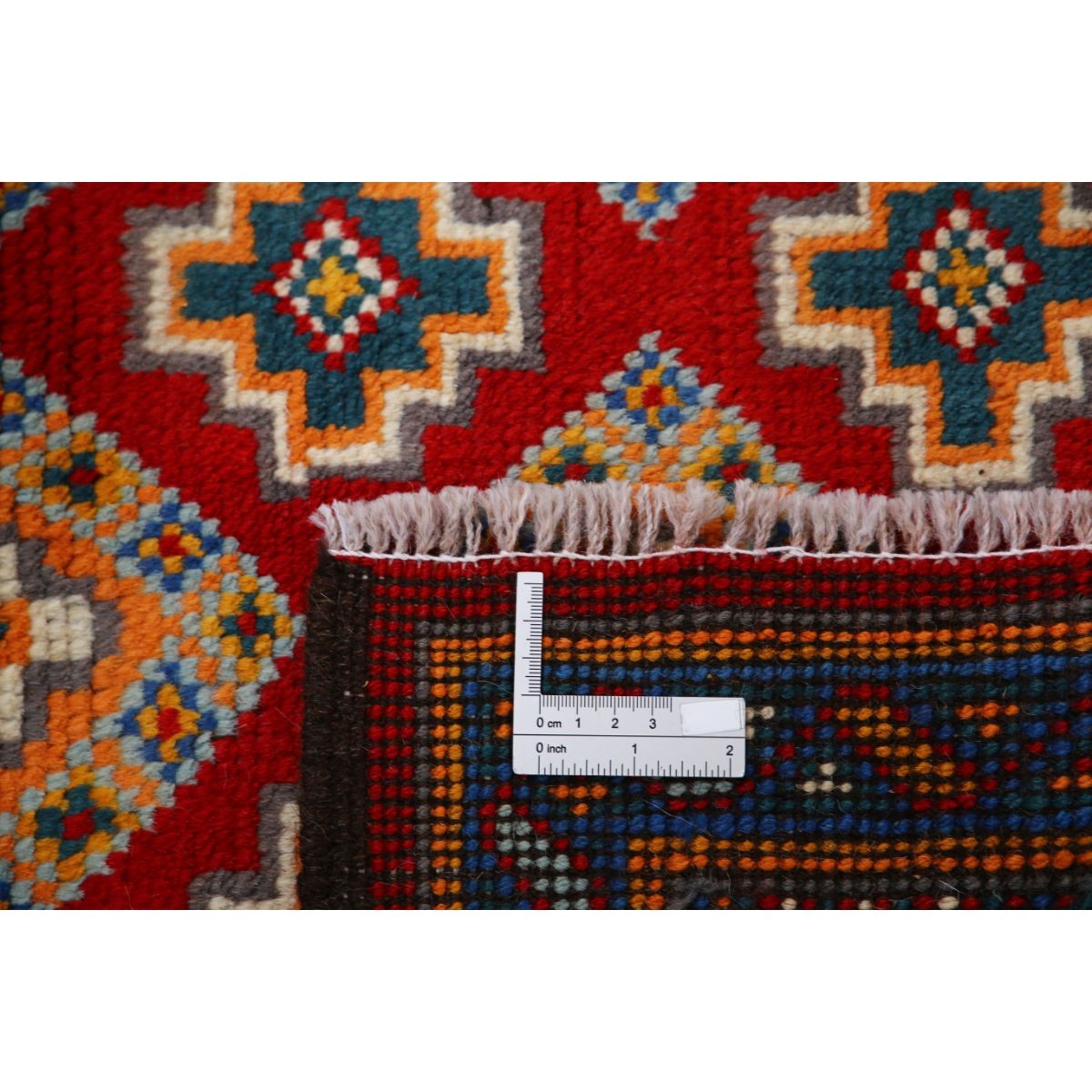 Revival 5x8 Handmade Double Knotted Washable Wool Rug - Colorful