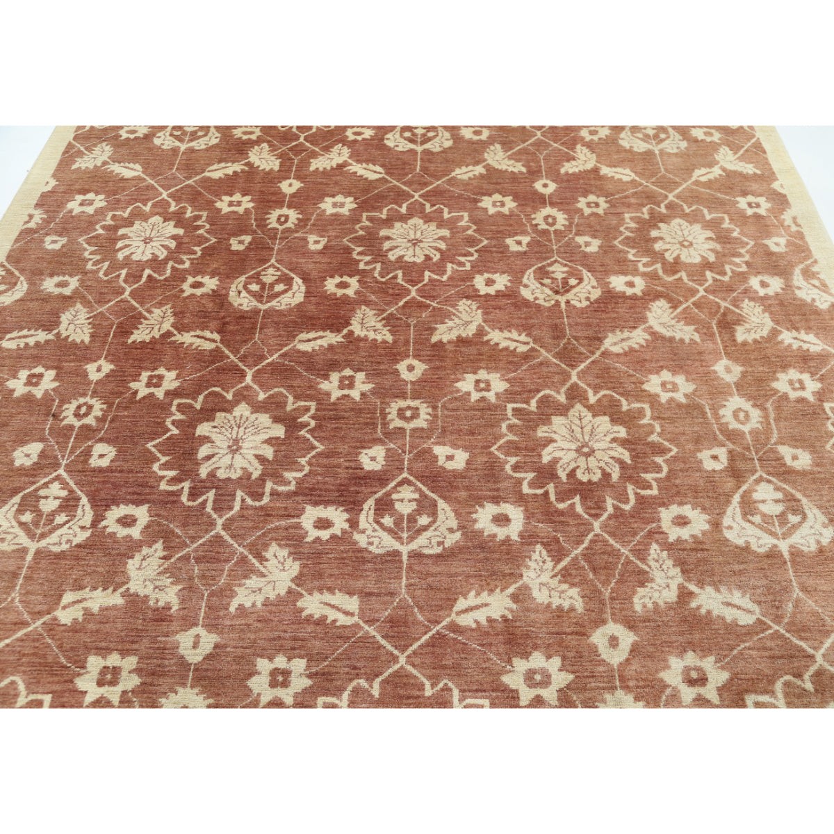Modcar 8x10 Handmade Double Knotted Washable Wool Rug - Colorful