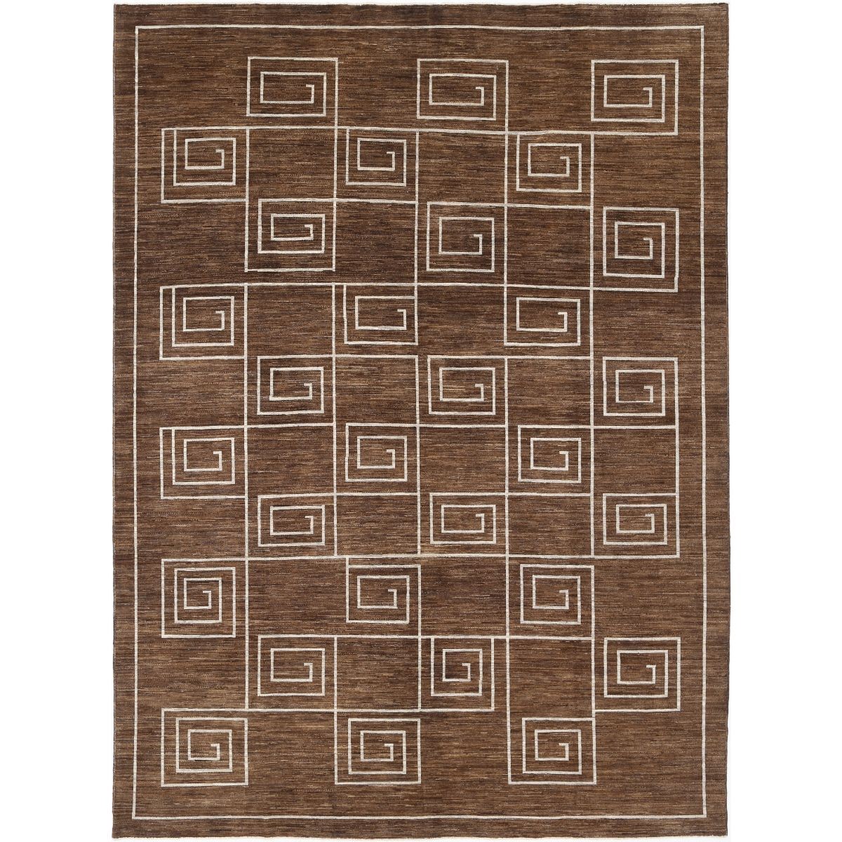 Modcar 10x14 Handmade Double Knotted Washable Wool Rug - Colorful