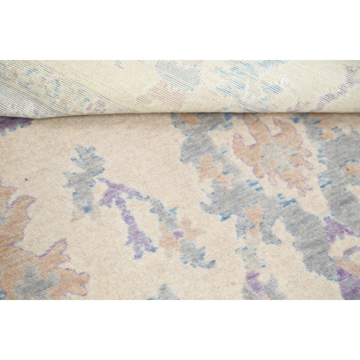 Lily 5x9 Machine-Made Washable Wool Rug - Soft Hues