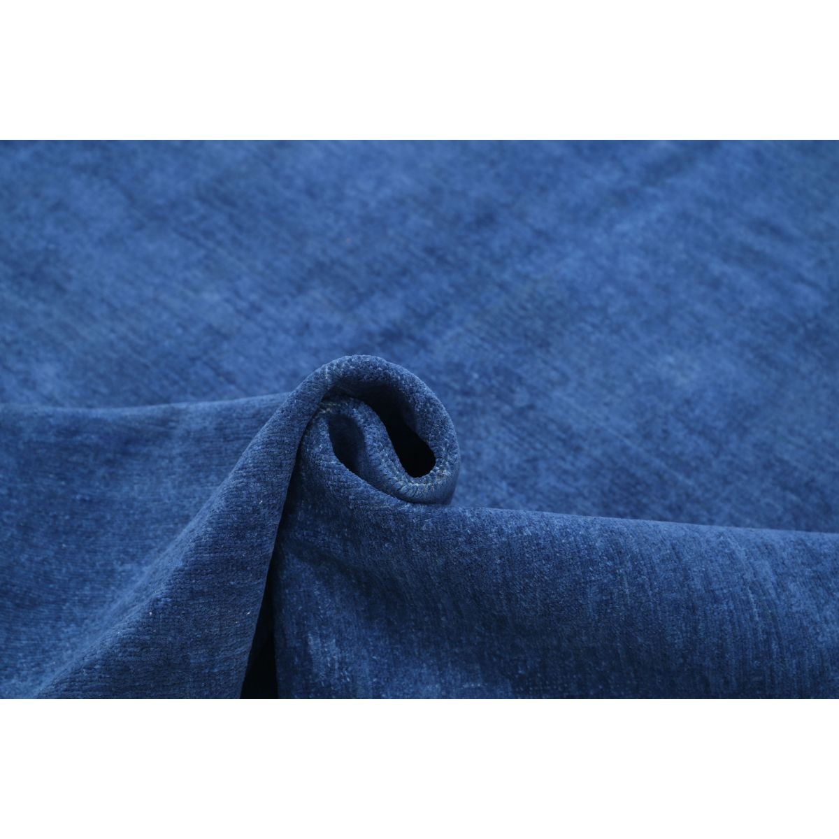 Overdye 7x10 Handmade Double Knotted Washable Wool Rug - Monochormatic