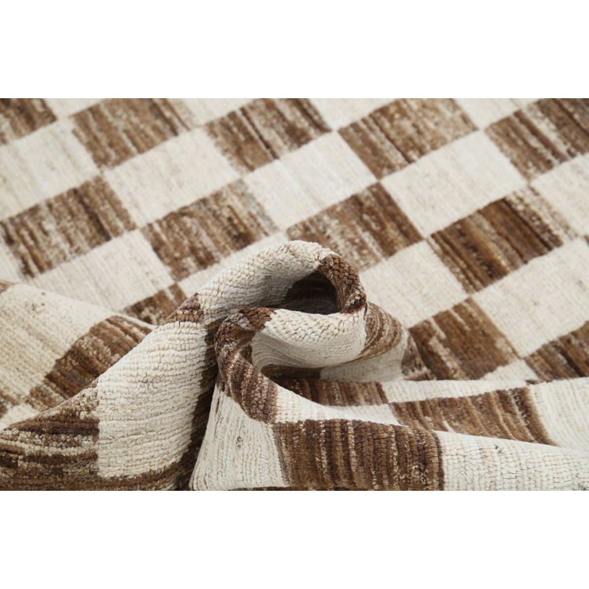 Modcar 6x9 Handmade Double Knotted Washable Wool Rug - Colorful