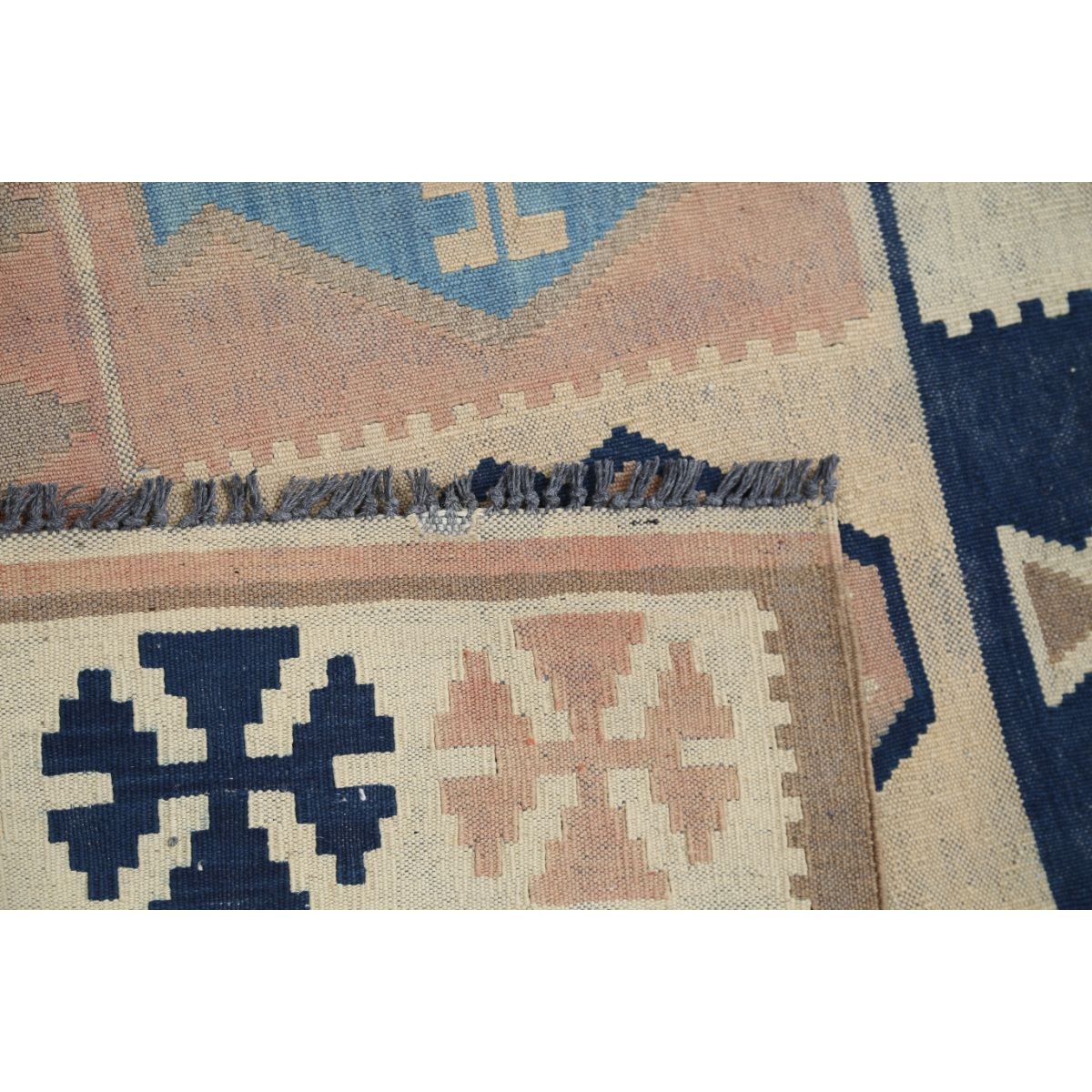 Kafkaas 5x7 Hand Woven Washable Wool Rug - Colorful