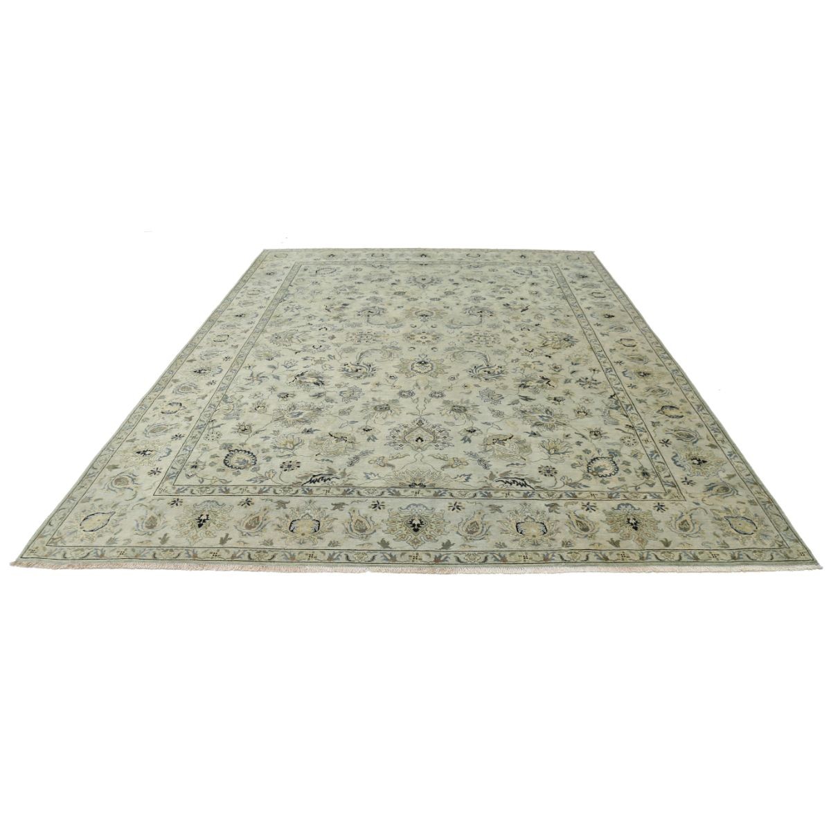 Ziegler 9x12 Handmade Double Knotted Washable Wool Rug - Colorful