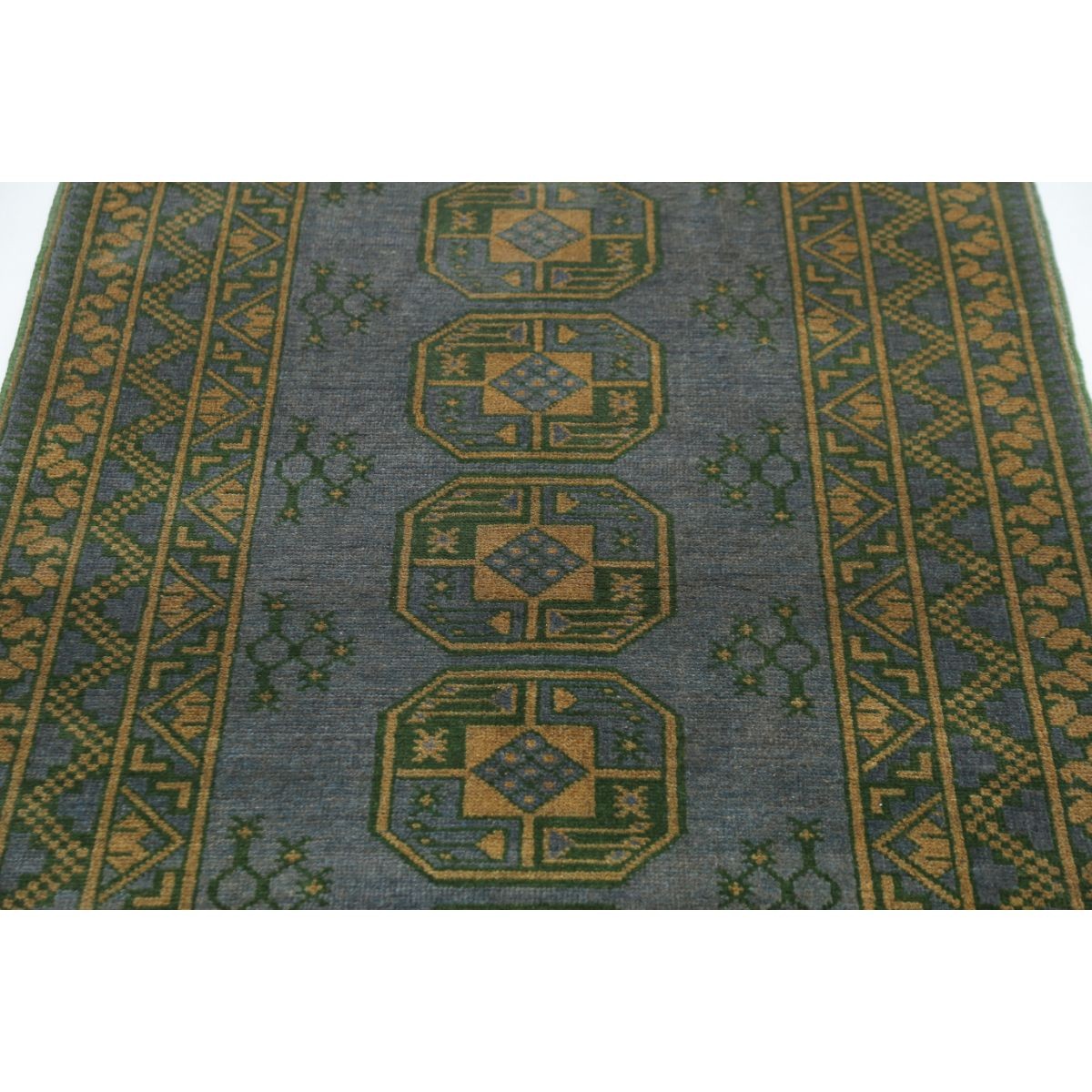 Revival 3x6 Handmade Double Knotted Washable Wool Rug - Colorful