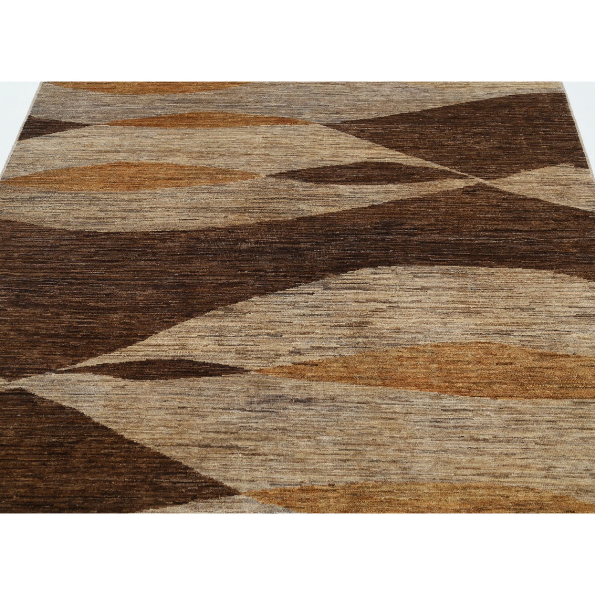 Modcar 6x8 Handmade Double Knotted Washable Wool Rug - Colorful