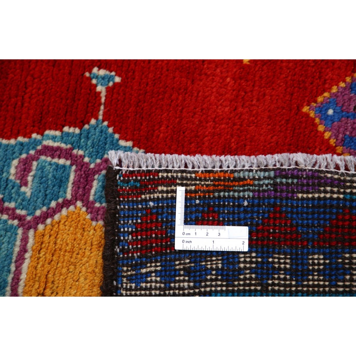 Revival 3x5 Handmade Double Knotted Washable Wool Rug - Colorful