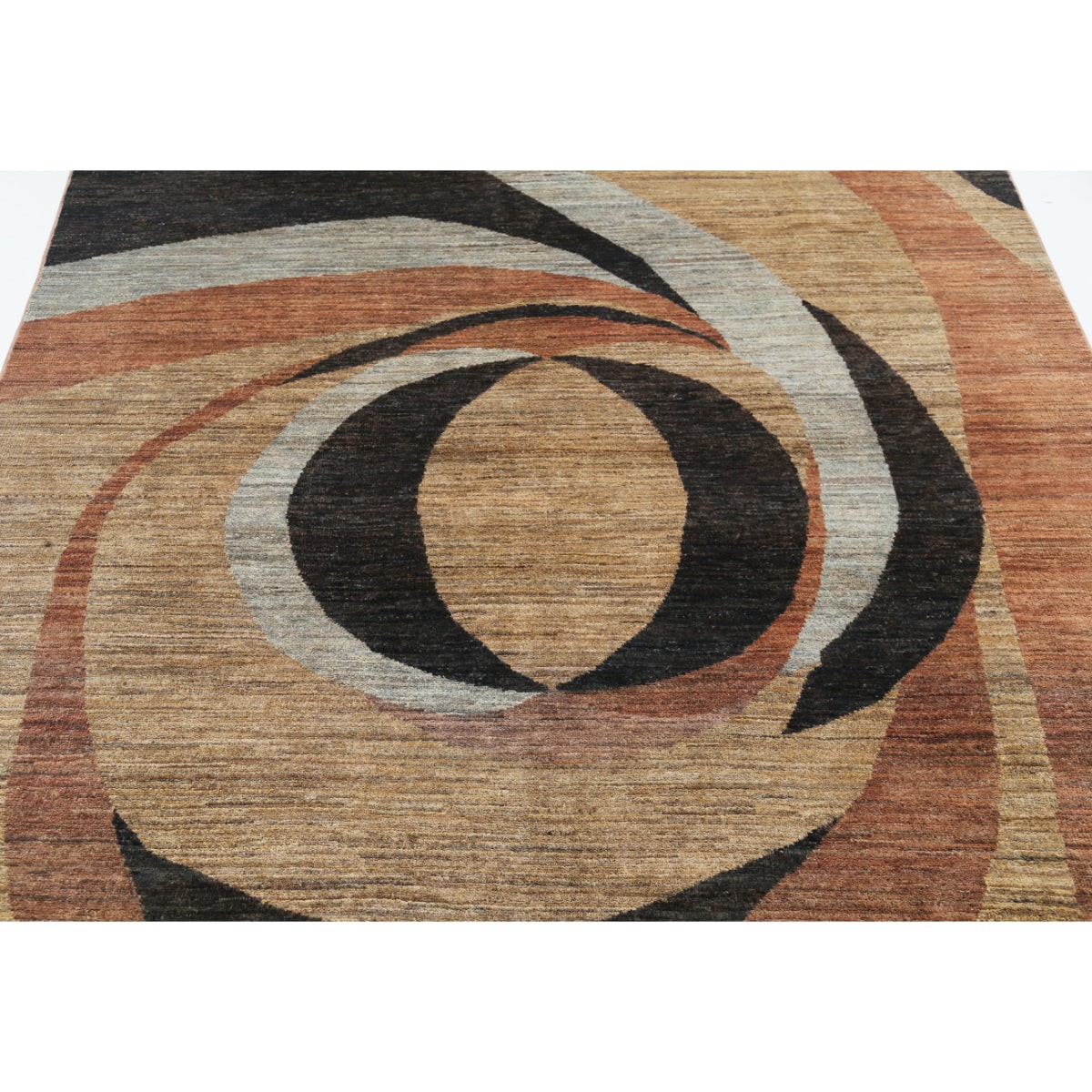 Modcar 6x8 Handmade Double Knotted Washable Wool Rug - Colorful