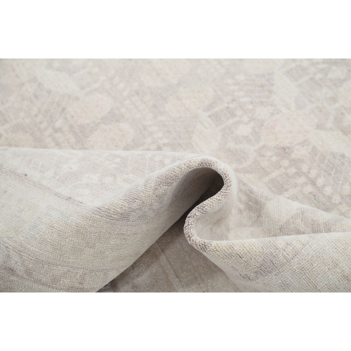 Khotan 7x9 Handmade Double Knotted Washable Wool Rug - Soft Hues