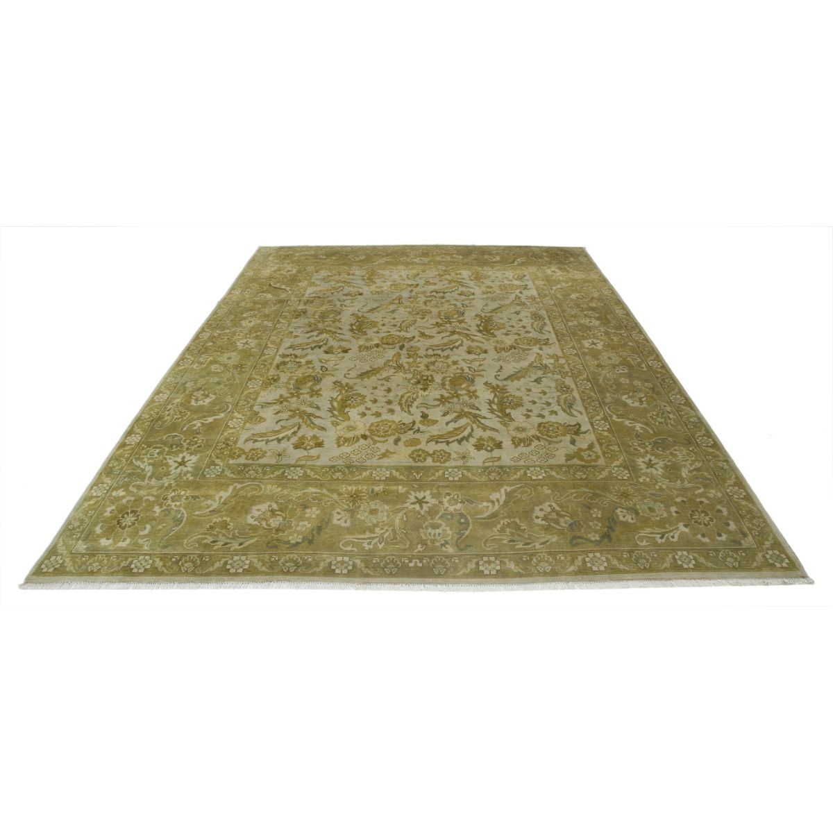 Ziegler 8x10 Handmade Double Knotted Washable Wool Rug - Colorful
