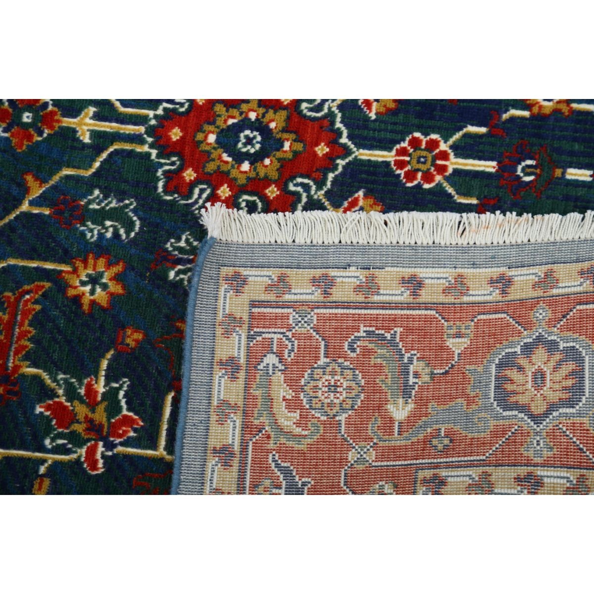 Gulshan-3'11" 4x6 Machine-Made Washable Wool Rug - Colorful