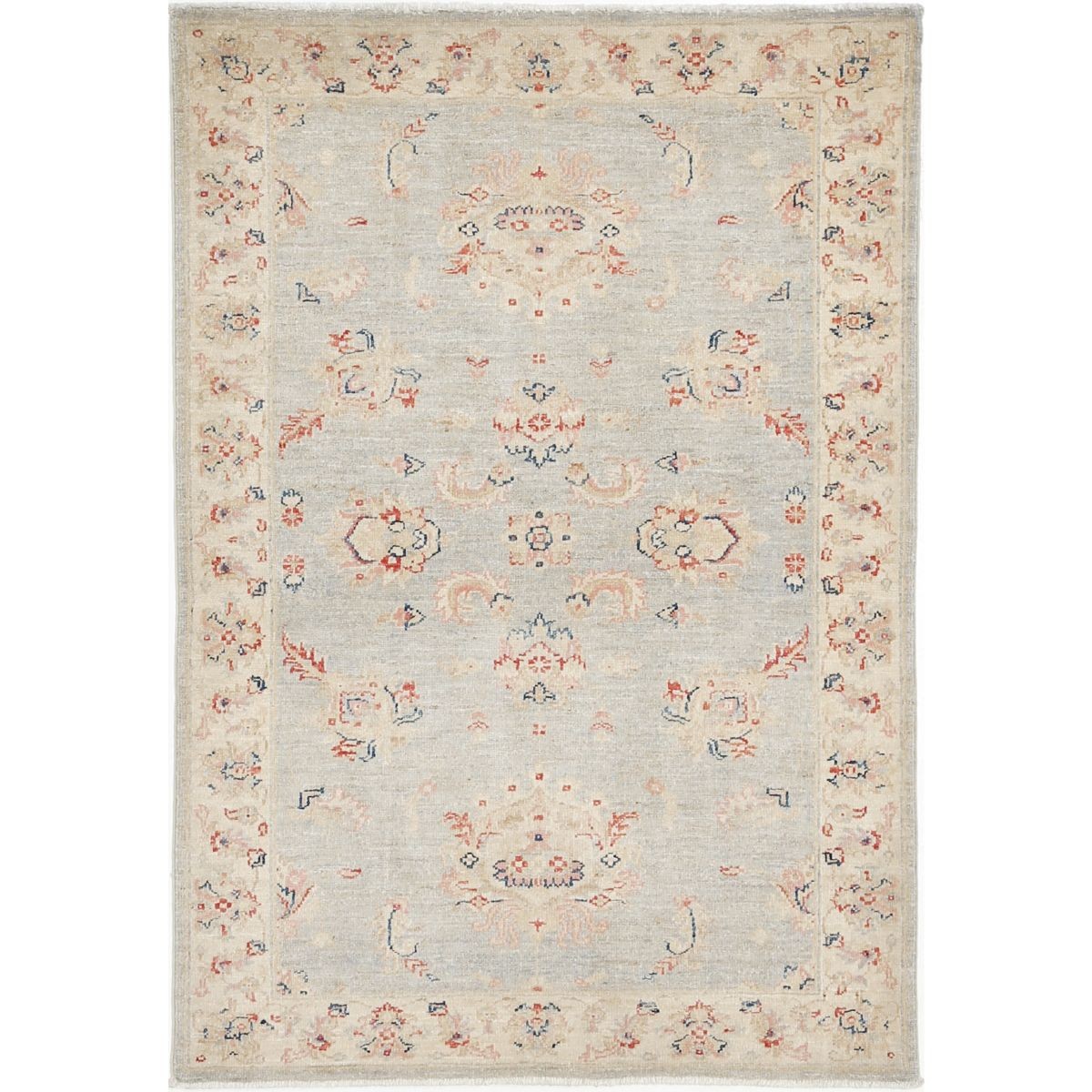 Ziegler 3x4 Handmade Double Knotted Washable Wool Rug - Colorful