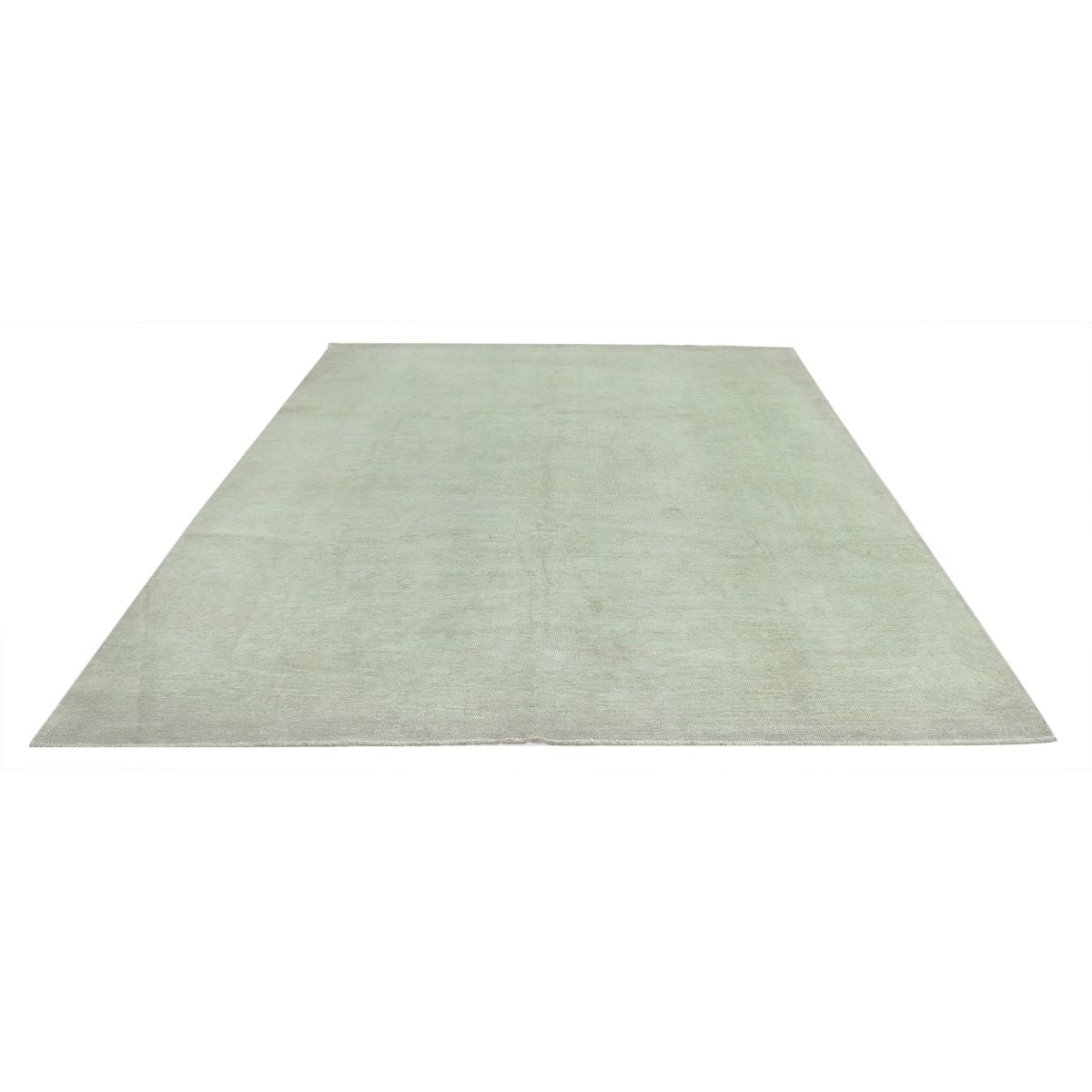 Overdye 8x10 Handmade Double Knotted Washable Wool Rug - Monochormatic