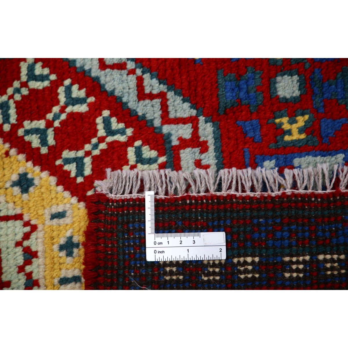 Revival 3x4 Handmade Double Knotted Washable Wool Rug - Colorful