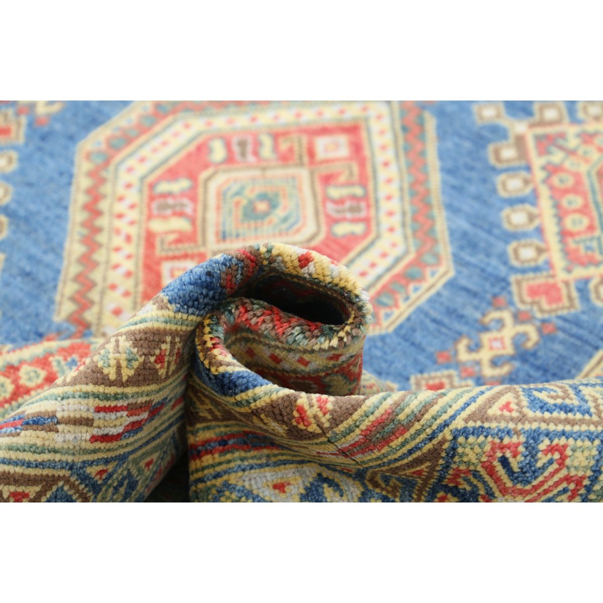 Revival 7x10 Handmade Double Knotted Washable Wool Rug - Colorful