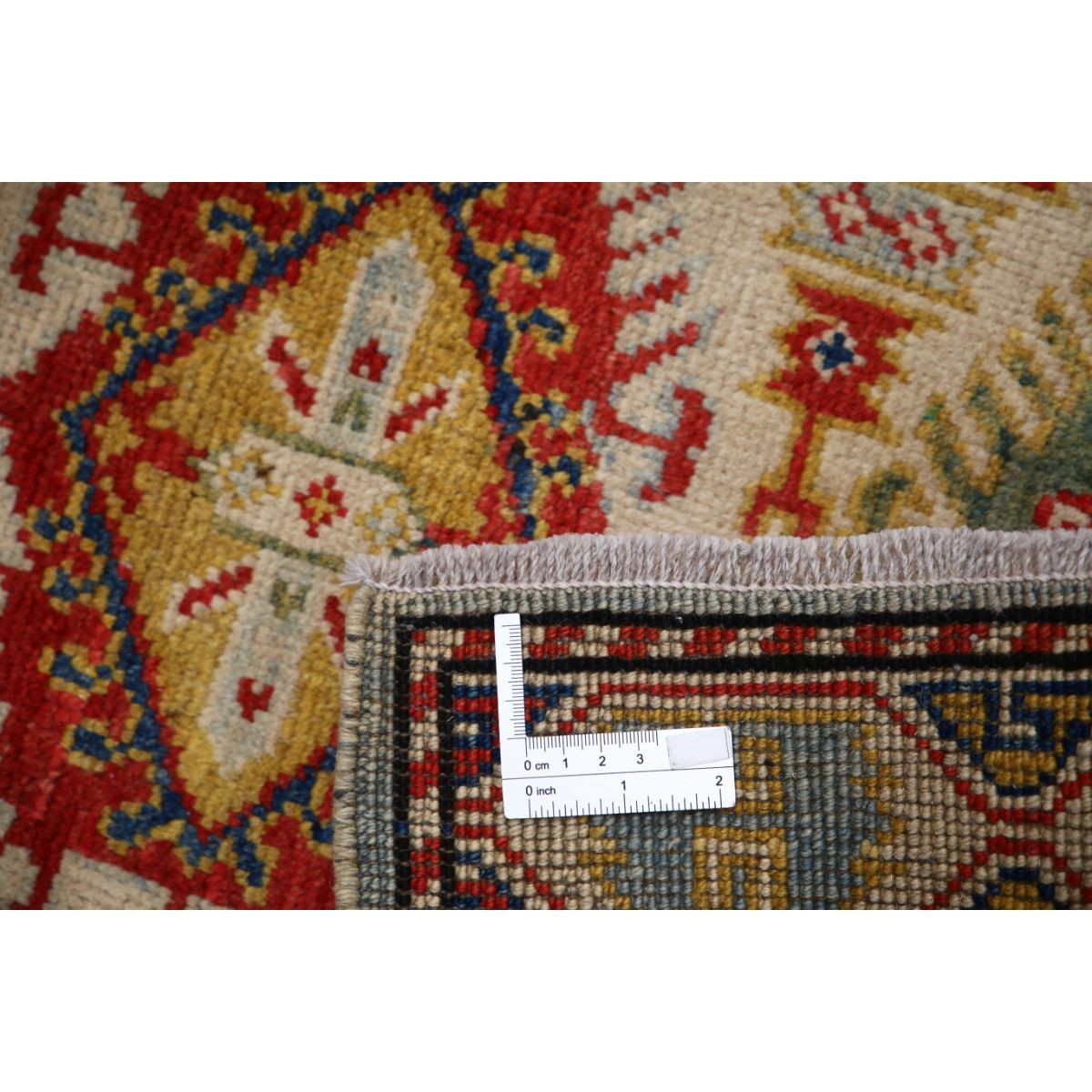 Revival 2x3 Handmade Double Knotted Washable Wool Rug - Colorful