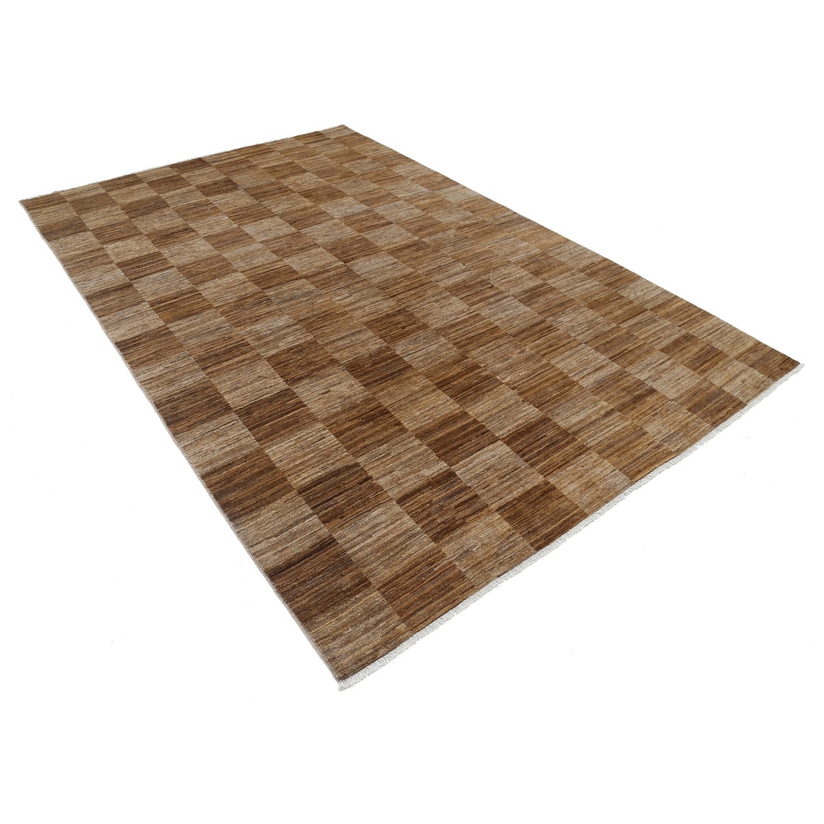 Modcar 6x10 Handmade Double Knotted Washable Wool Rug - Colorful