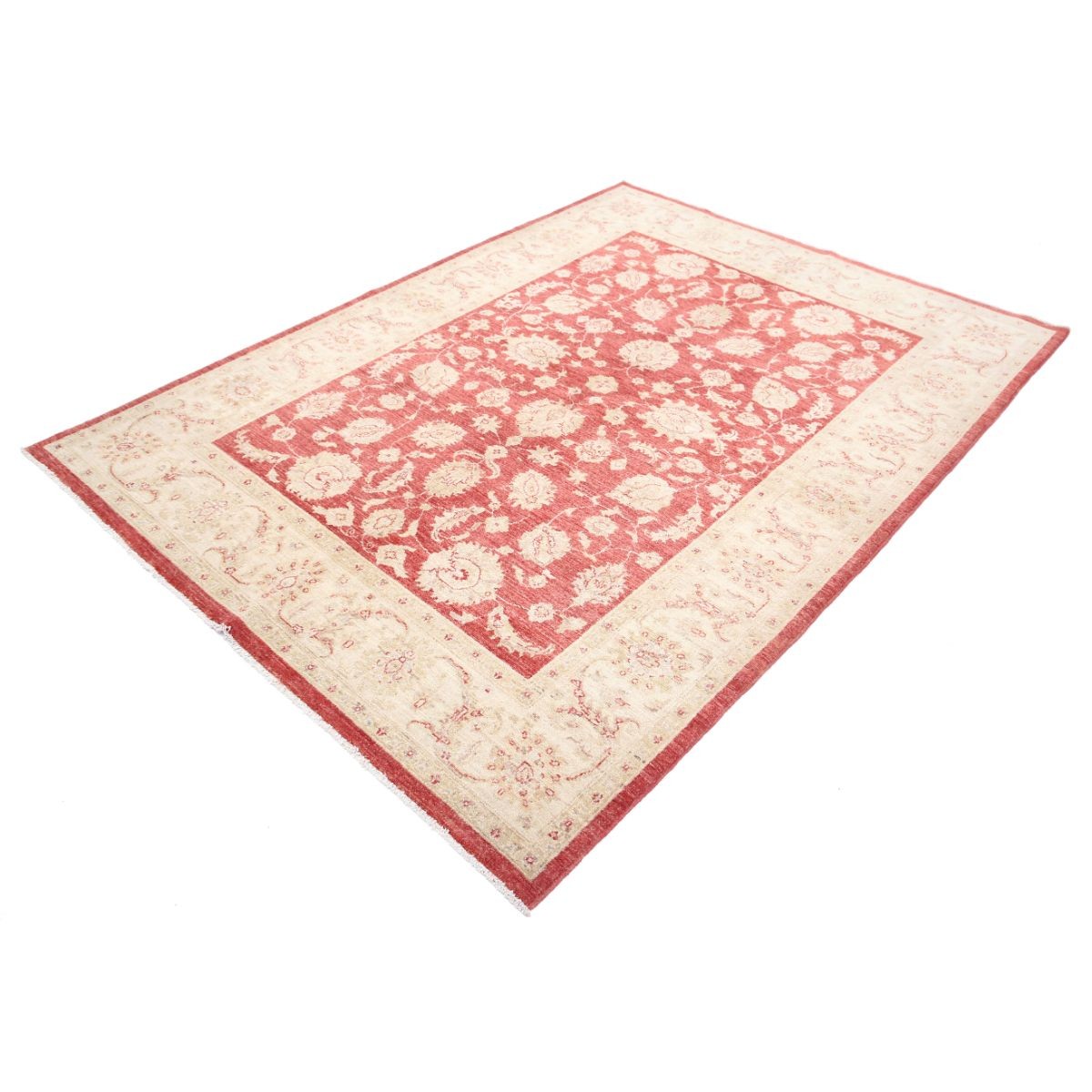 Ziegler 6x8 Handmade Double Knotted Washable Wool Rug - Colorful