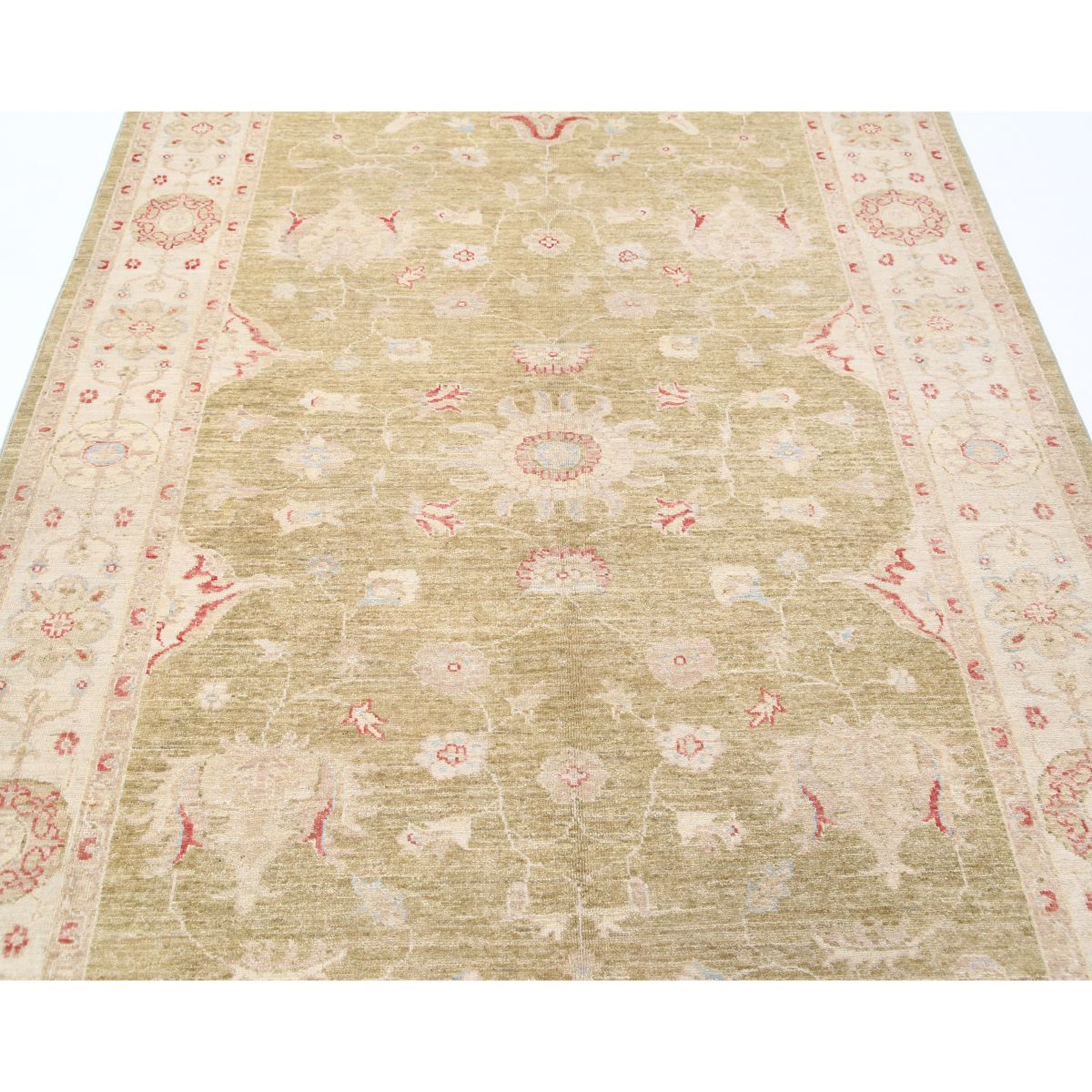 Serenity 5x8 Handmade Double Knotted Washable Wool Rug - Soft Hues