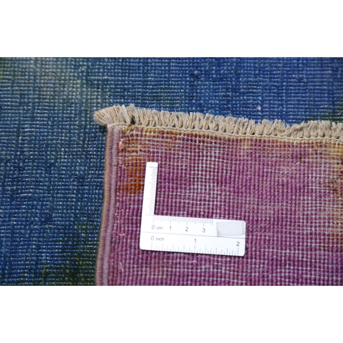 Fine 6x8 Handmade Double Knotted Washable Wool Rug - Monochormatic