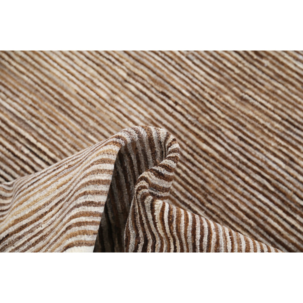Modcar 5x6 Handmade Double Knotted Washable Wool Rug - Colorful