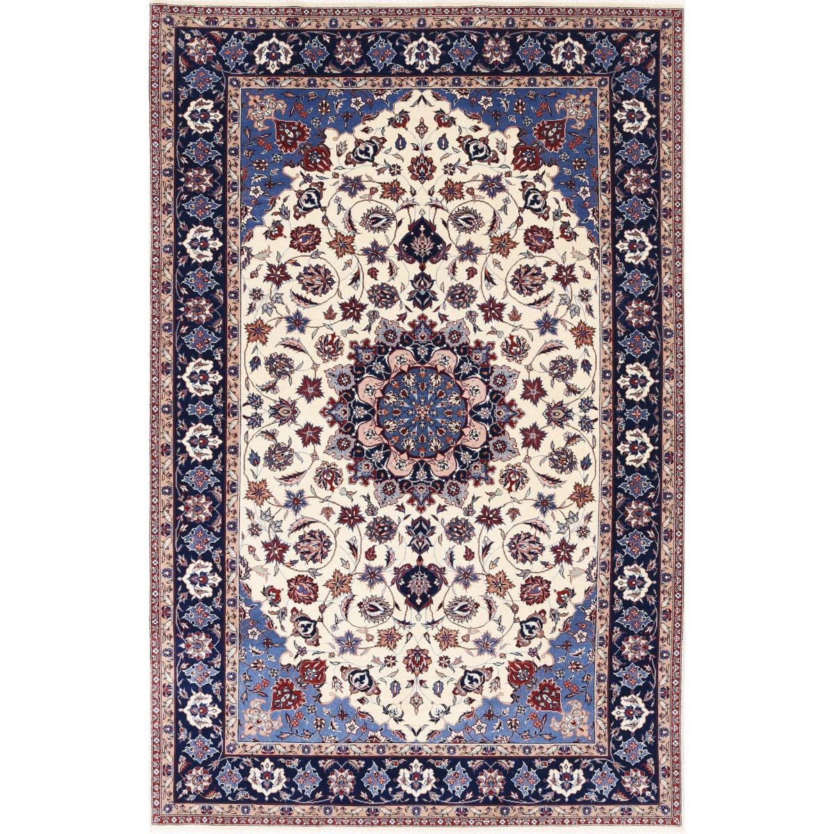 Heritage 5x8 Handmade Double Knotted Washable Wool Rug - Colorful