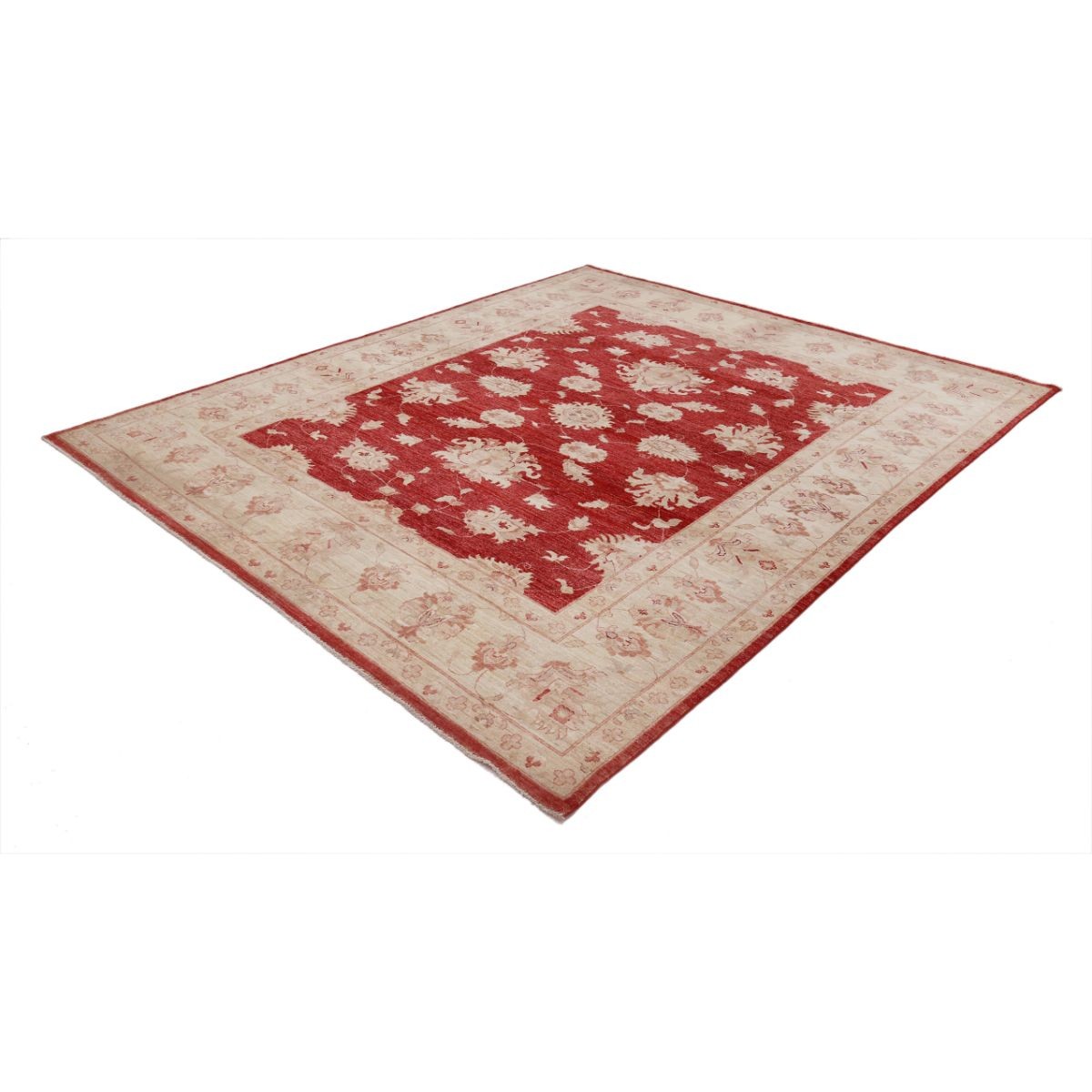 Ziegler 8x10 Handmade Double Knotted Washable Wool Rug - Colorful