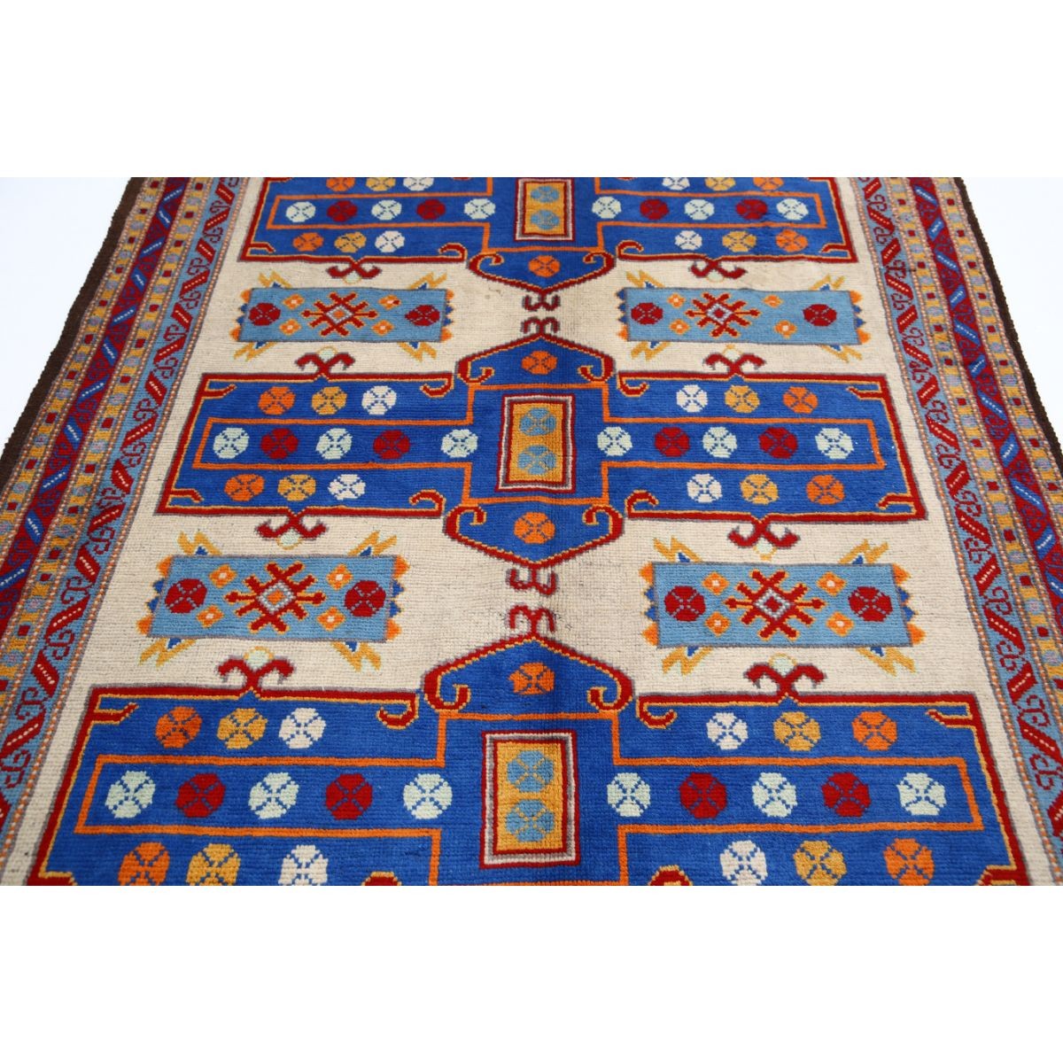Revival 6x8 Handmade Double Knotted Washable Wool Rug - Colorful