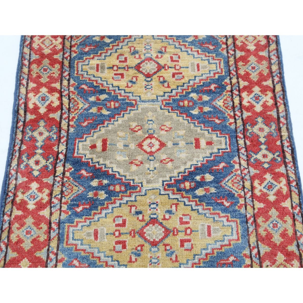 Revival 2x3 Handmade Double Knotted Washable Wool Rug - Colorful