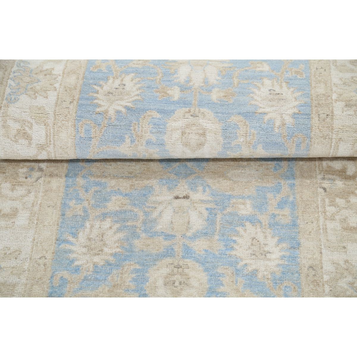 Serenity 2x6 Handmade Double Knotted Washable Wool Runner - Soft Hues